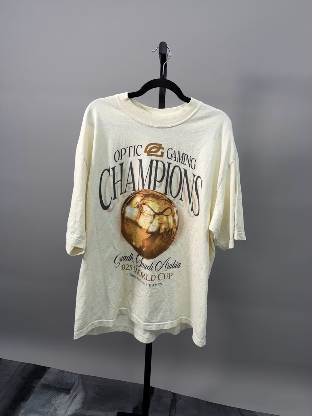 Optic Gaming Champions Graphic Tee - Cream